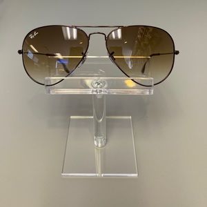 Brown on Brown Ray Ban Aviators